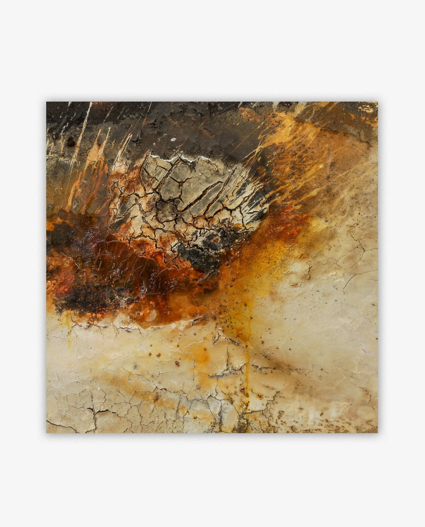 Trocknungsrisse und veränderter Materialzustand in der Werkpraxis Gabriele Musebrinks