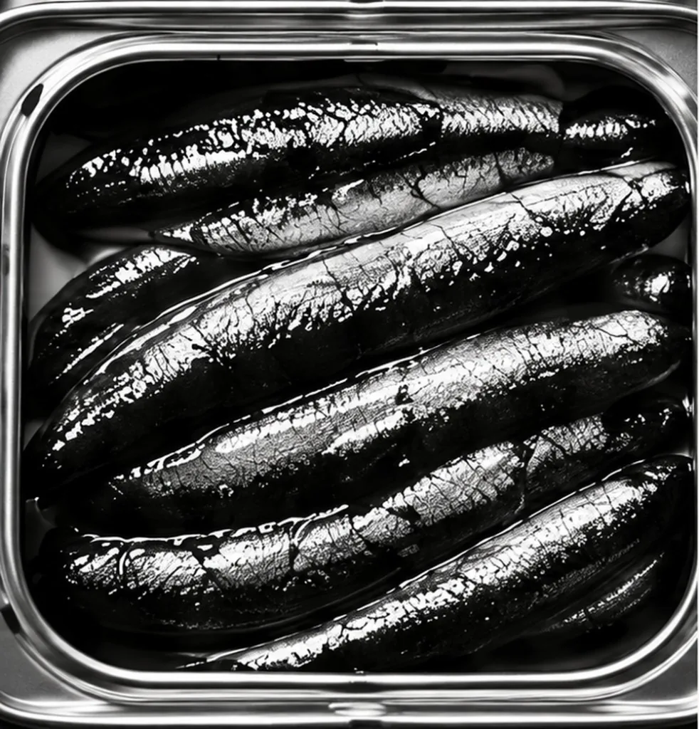 Anchoa in der geöffneten Dose.